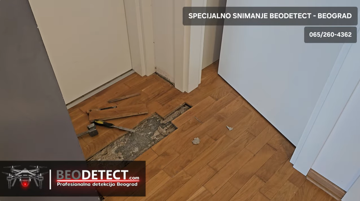 Zvezdara - Termo Detekcija koja je iskljucila mogucnost da je kupatilo uzrok dizanja parketa