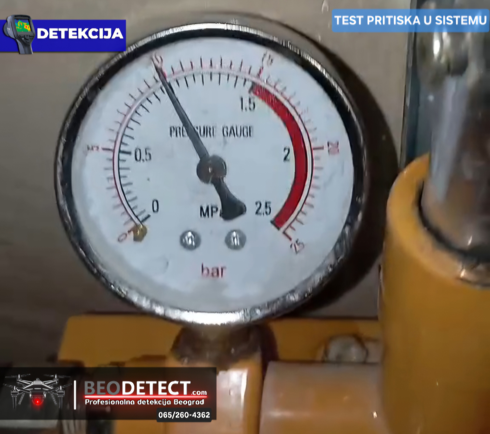 Merenje pritiska sistema 