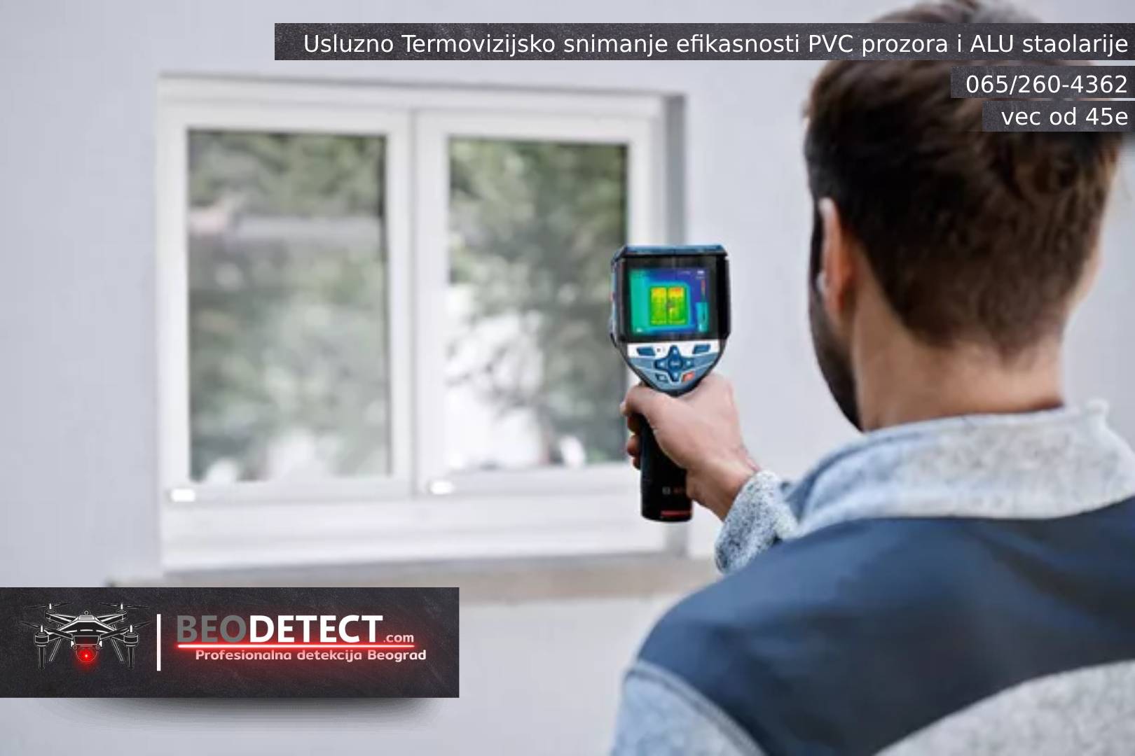 Usluzno termovizijsko snimanje efikasnosti PVC prozora…