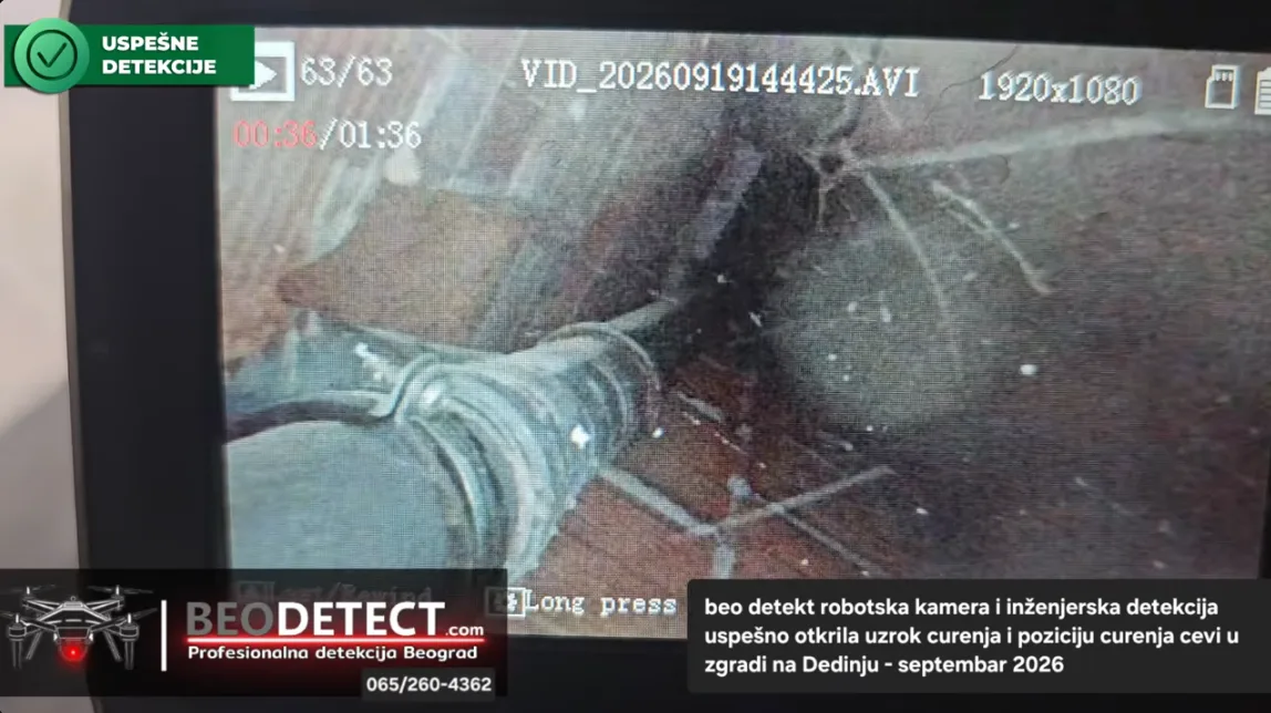 Detekcija curenja vode Beograd – bez razbijanja