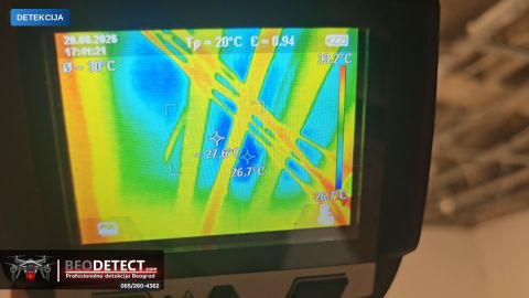 Curenje vode – detekcija, Savski Venac 4