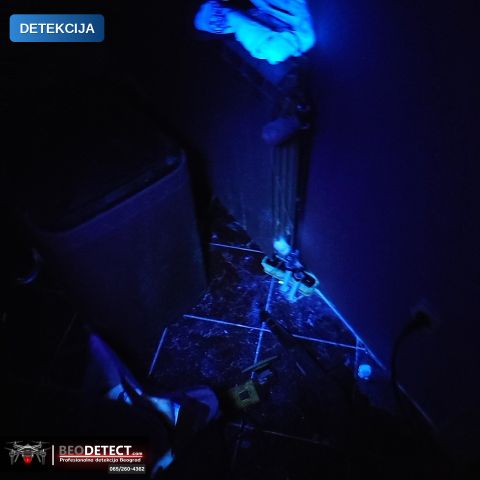 Inženjerska detekcija, bez rušenja – Detekcija UV lampom, Zemun — Zemun, Beograd
