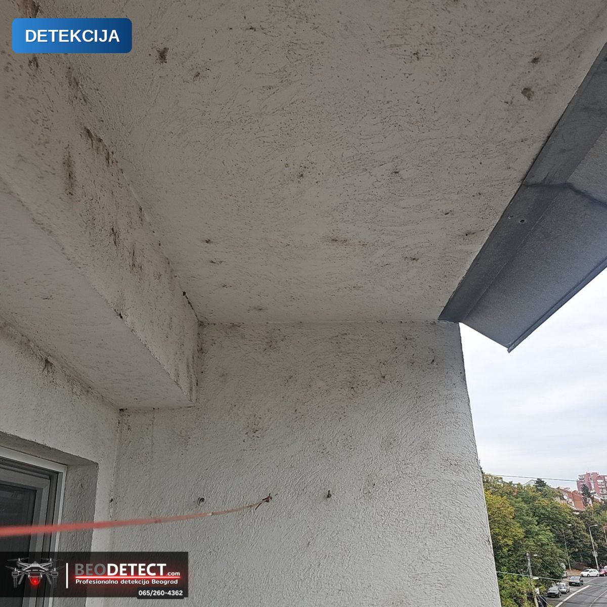 Merenje vlage: merenje vlage u zidu, Rakovica – inženjerska dijagnostika — Rakovica, Beograd