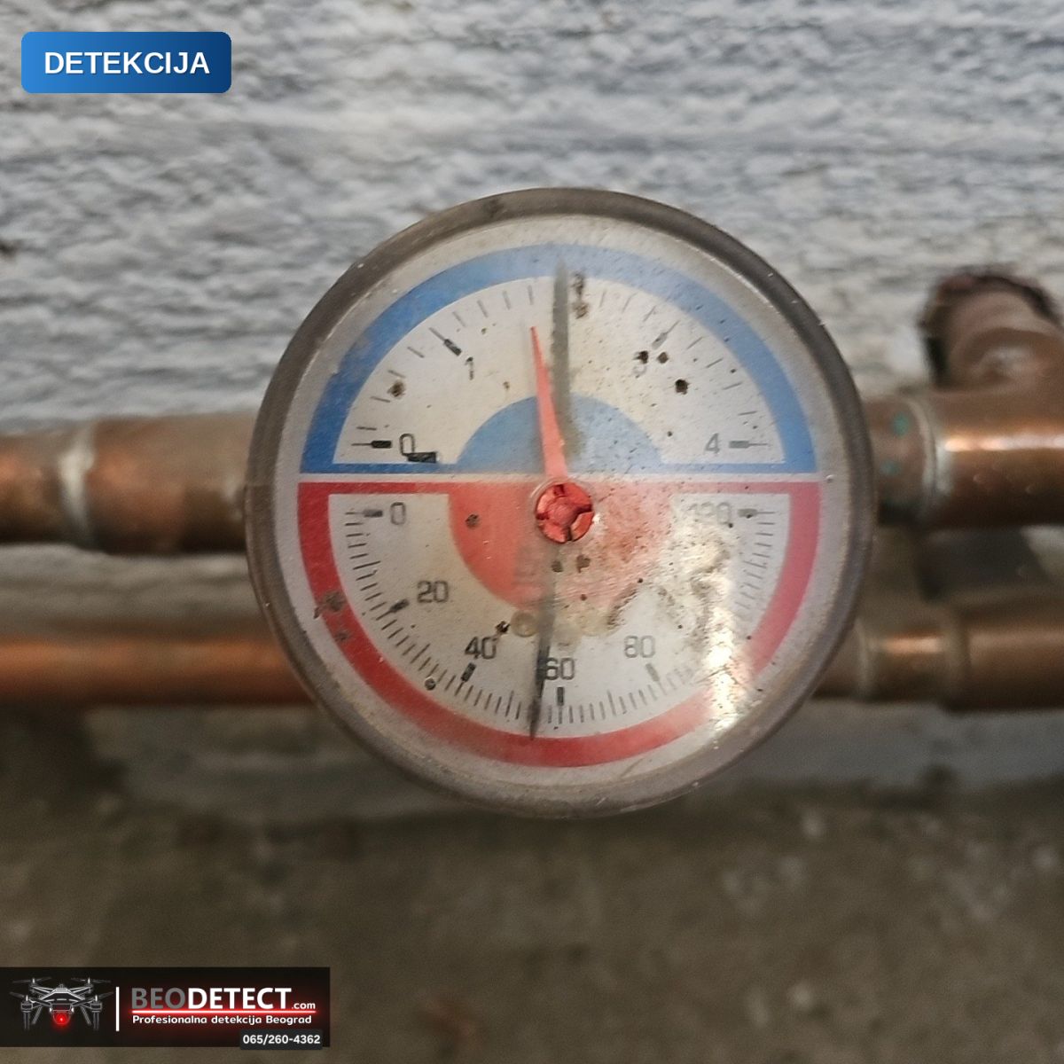 Otkrivanje uzroka vlage, vodoinstalateri Beograd – Termovizijsko snimanje, Zemun — Zemun, Beograd