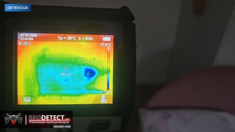 Termovizijsko snimanje – snimak svih zidova oko kupatila termovizijski snimak u samom kupatilu endoskops…, Novi Be… 2 — Novi Beograd, Beograd