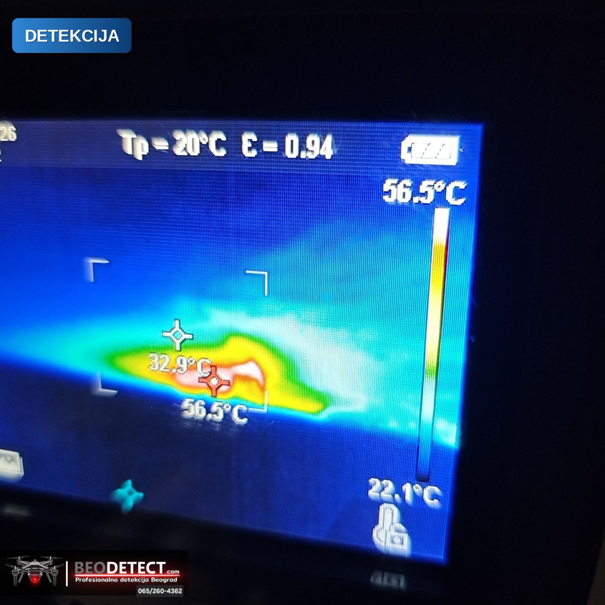 Termovizijsko snimanje: otkrivanje uzroka vlage, Zemun – BeoDetect tim — Zemun, Beograd