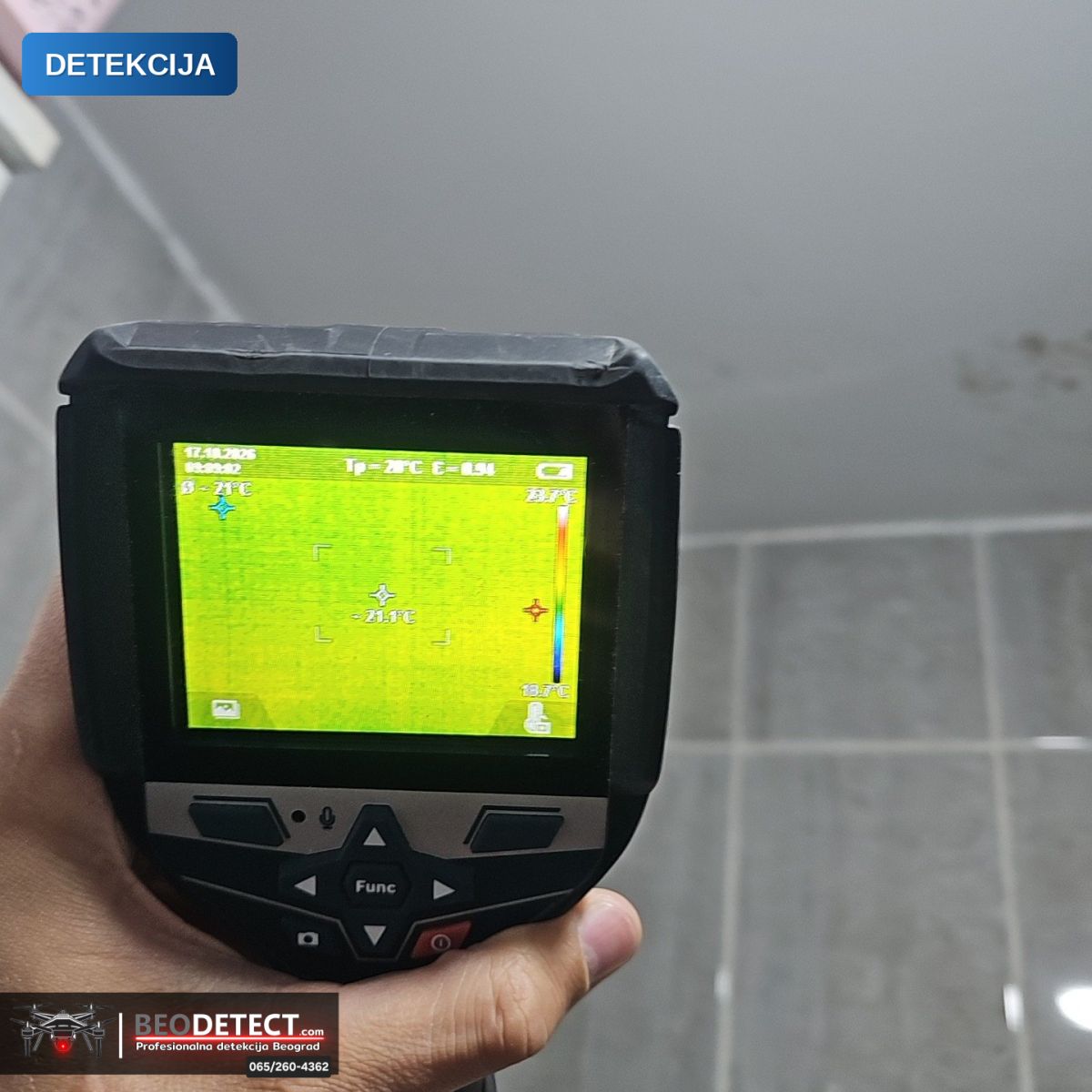 Vlaga i buđ u stanu, ispitivanje sistema – Merenje vlage, Rakovica — Rakovica, Beograd