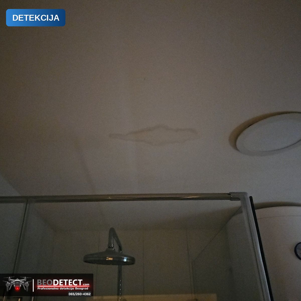 Zatečeno stanje – curenje vode u zidu (PALILULA, Palilula) | BeoDetect ispitivanje sistema — PALILULA, Palilula