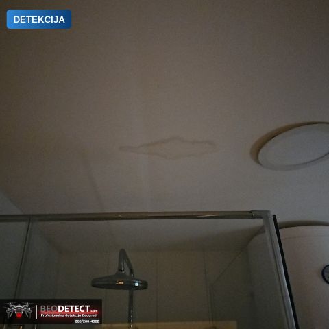 Zatečeno stanje – curenje vode u zidu (PALILULA, Palilula) | BeoDetect ispitivanje sistema — PALILULA, Palilula